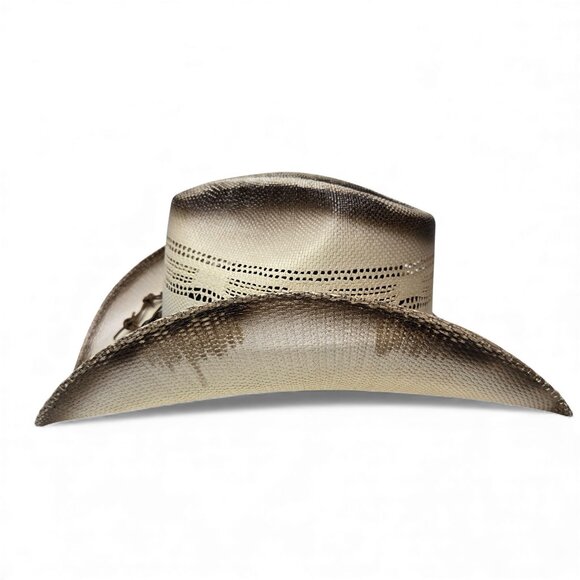 Dallas Hats Ghost Rider Cowboy Hat Men Barbed Wire Longhorn Straw Western M - Picture 3 of 8